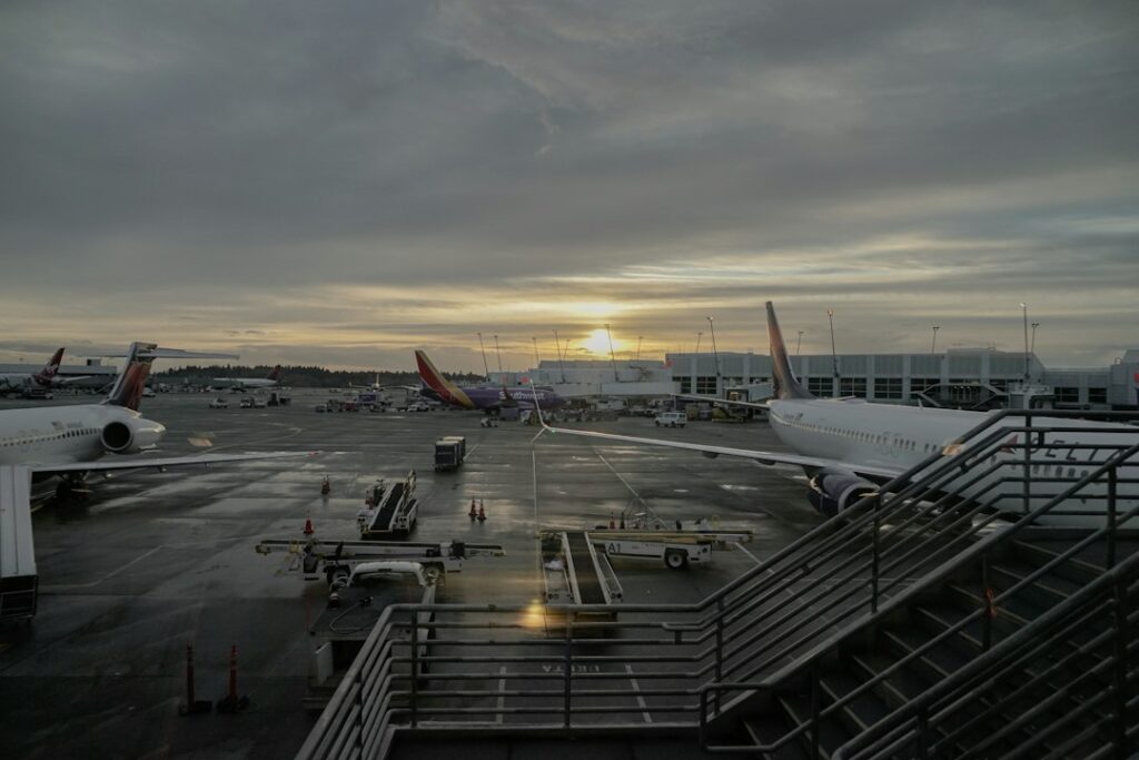 John F. Kennedy International Airport terminal in New York